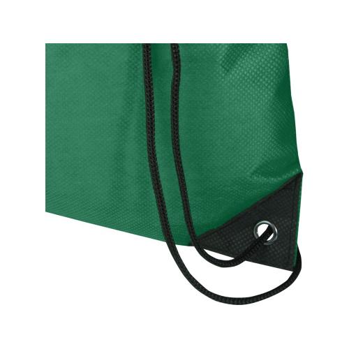 Рюкзак-мешок  на шнурке Evergreen из переработанного нетканого материала; - купить именные сувениры в Воронеже