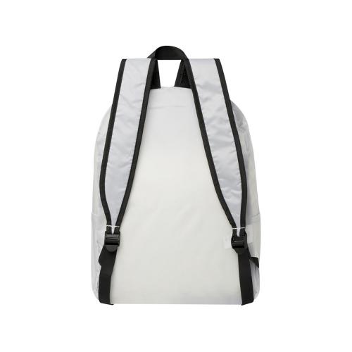 Складной рюкзак EcoFold объемом 15 л из переработанного ПЭТ-пластика - Белый; - купить необычные сувениры в Воронеже