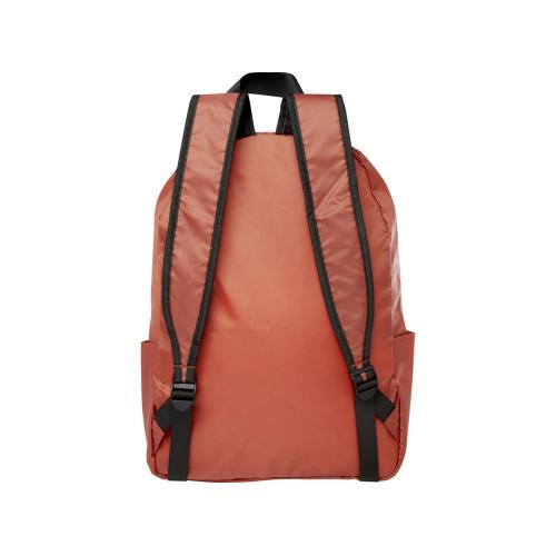 Складной рюкзак EcoFold объемом 15 л из переработанного ПЭТ-пластика - Brick; - купить необычные сувениры в Воронеже