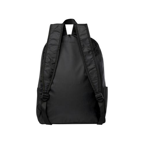 Складной рюкзак EcoFold объемом 15 л из переработанного ПЭТ-пластика - сплошной черный; - купить необычные сувениры в Воронеже