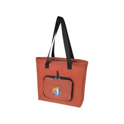 EcoFold Складная эко-сумка из RPET 16 л - Brick; - купить именные сувениры в Воронеже