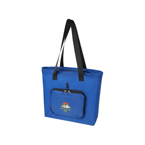 EcoFold Складная эко-сумка из RPET 16 л - Ярко-синий; - купить именные сувениры в Воронеже