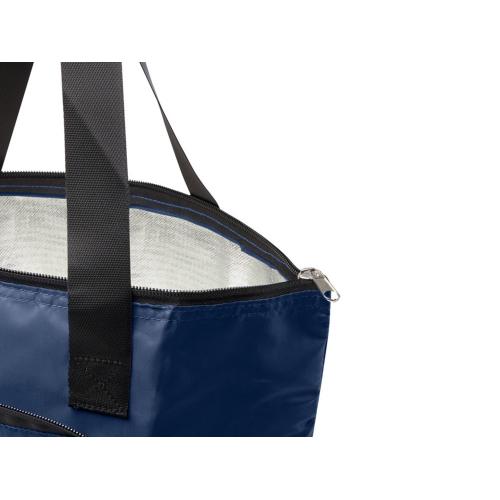 EcoFold Складная сумка-холодильник из RPET 15 л - Темно - синий; - купить именные сувениры в Воронеже