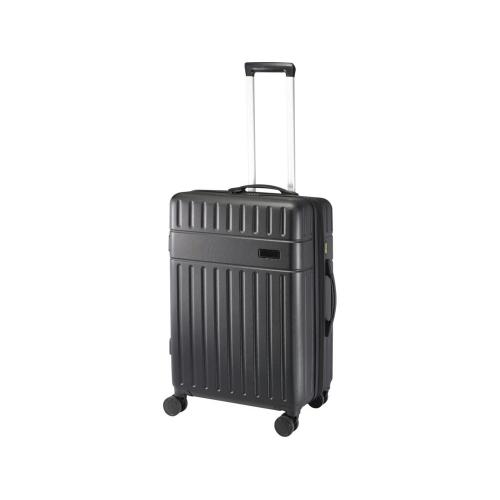 Ровер чемодан на колесах из материалов, переработанных согласно стандарту GRS, объемом 70 л,черный