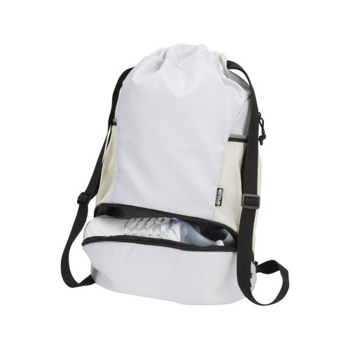 Nomad спортивная сумка из переработанного материала GRS с завязками и нижним отделением на 18 л; - купить именные сувениры в Воронеже