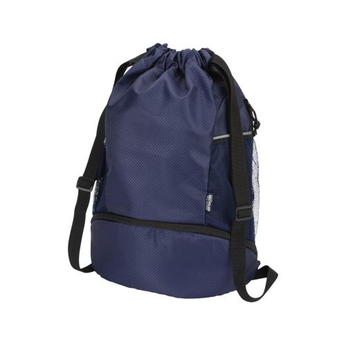 Nomad спортивная сумка из переработанного материала GRS с завязками и нижним отделением на 18 л, темно-синий