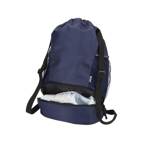 Nomad спортивная сумка из переработанного материала GRS с завязками и нижним отделением на 18 л; - купить именные сувениры в Воронеже