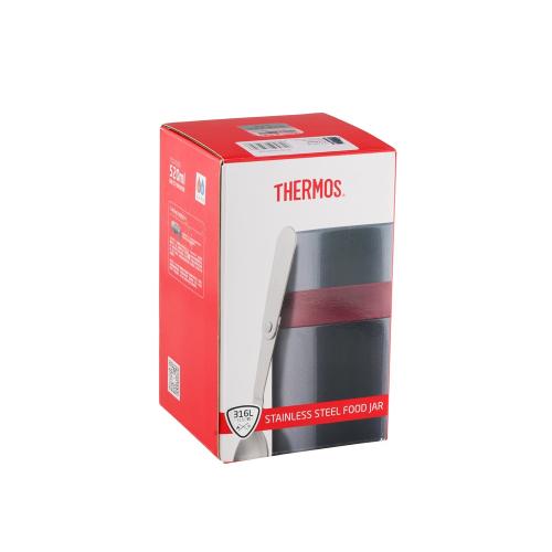 Термос из нерж.стали в комплекте с ложкой тм THERMOS TCLD-520S; - купить подарки с логотипом в Воронеже