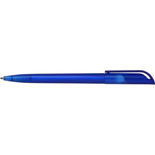 Ручка шариковая Миллениум фрост синяя; - купить подарки с логотипом в Воронеже