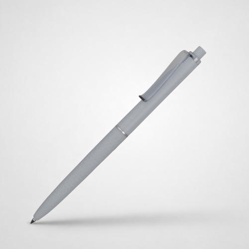 Ручка пластиковая soft-touch шариковая Plane, серый