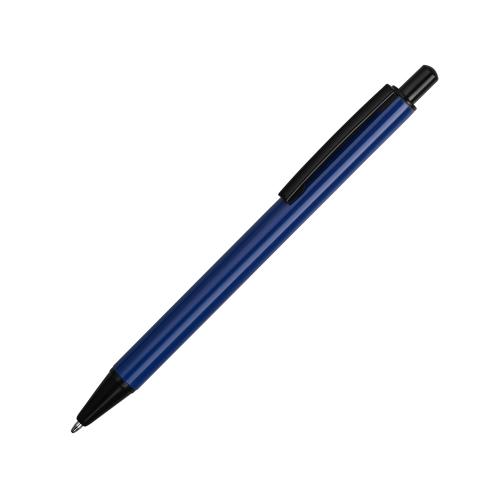Ручка металлическая шариковая Iron, синий/черный