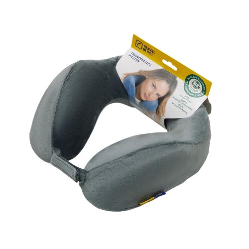 Подушка для путешествий с эффектом памяти Travel Blue Tranquility Pillow, увеличенная ; - купить подарки с логотипом в Воронеже