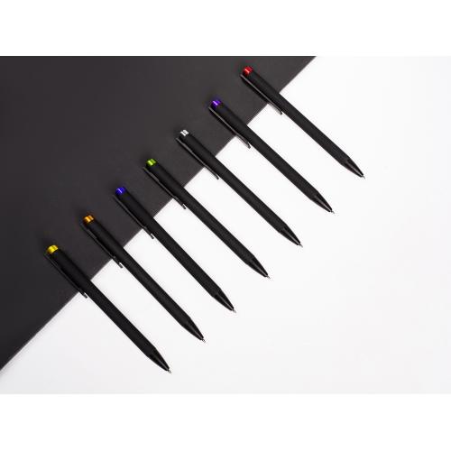 Ручка металлическая шариковая Taper Metal софт-тач с цветным зеркальным слоем; - купить подарки с логотипом в Воронеже