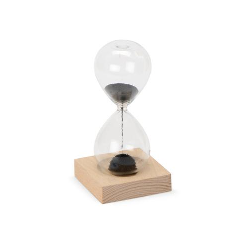 Песочные магнитные часы на деревянной подставке Infinity; - купить бизнесс-сувениры в Воронеже