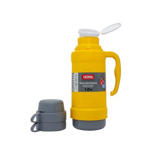 Термос со стеклянной колбой тм THERMOS PICNIC 40 Series Yellow 1; - купить подарки с логотипом в Воронеже