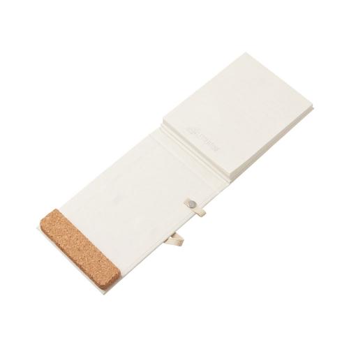 Блокнот с подставкой для телефона из пробки Milky S; - купить именные сувениры в Воронеже