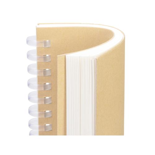 Блокнот на мягкой спирали А6 Sahara, 60 листов 70 гр/м2; - купить именные сувениры в Воронеже