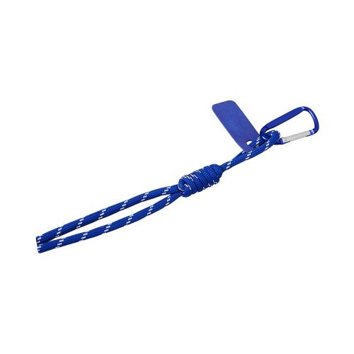 Брелок-веревочка на карабине Trinket, синий