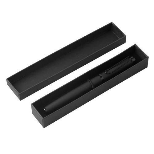 Металлическая ручка роллер Black Lama soft-touch; - купить подарки с логотипом в Воронеже