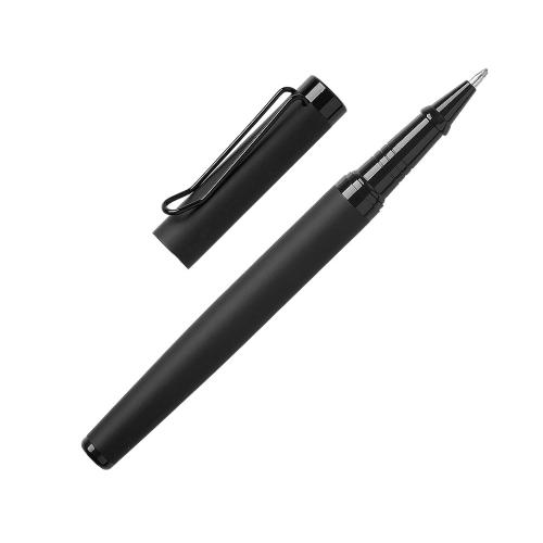 Металлическая ручка роллер Black Lama soft-touch; - купить необычные подарки в Воронеже