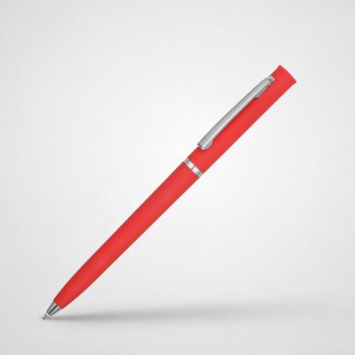 Ручка шариковая Navi soft-touch, красный