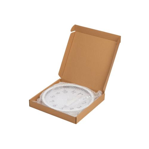 Пластиковые настенные часы  диаметр 30 см White Mile; - купить именные сувениры в Воронеже
