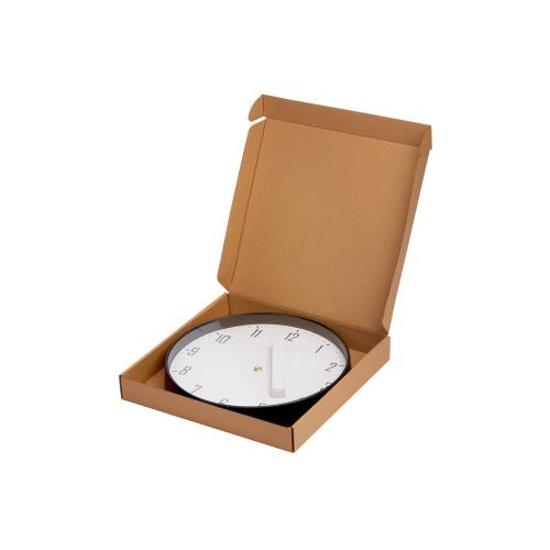 Пластиковые настенные часы  диаметр 30 см Carte blanche; - купить именные сувениры в Воронеже