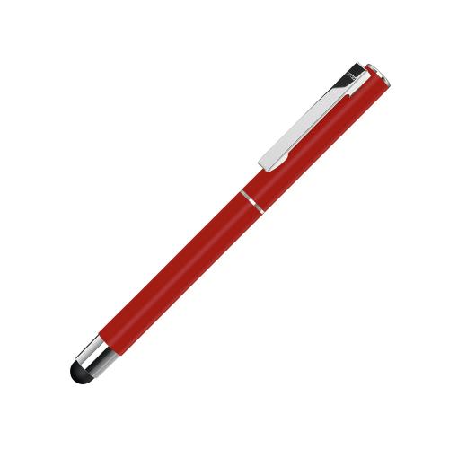 Ручка металлическая стилус-роллер STRAIGHT SI R TOUCH, красный