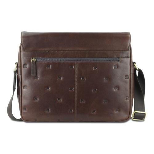 Сумка через плечо Mano Don Leon, натуральная кожа в коричневом цвете; - купить необычные подарки в Воронеже