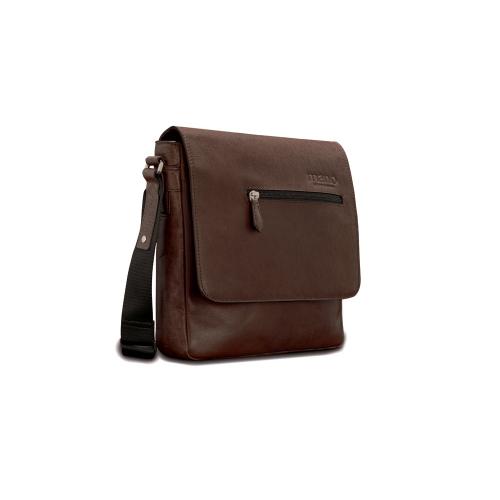 Сумка через плечо Mano Don Valentino, натуральная кожа в коричневом цвете; - купить необычные сувениры в Воронеже