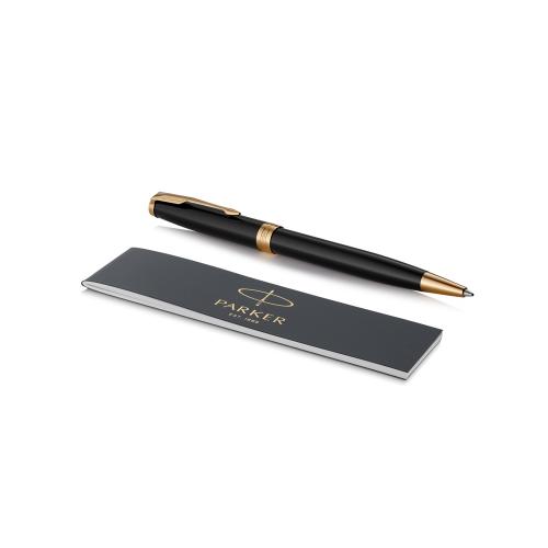 Ручка шариковая Parker Sonnet Core Black Lacquer GT; - купить необычные сувениры в Воронеже