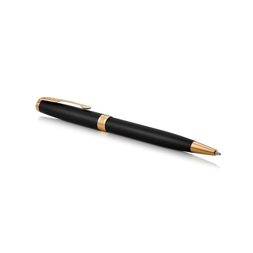 Ручка шариковая Parker Sonnet Core Matte Black GT; - купить необычные подарки в Воронеже