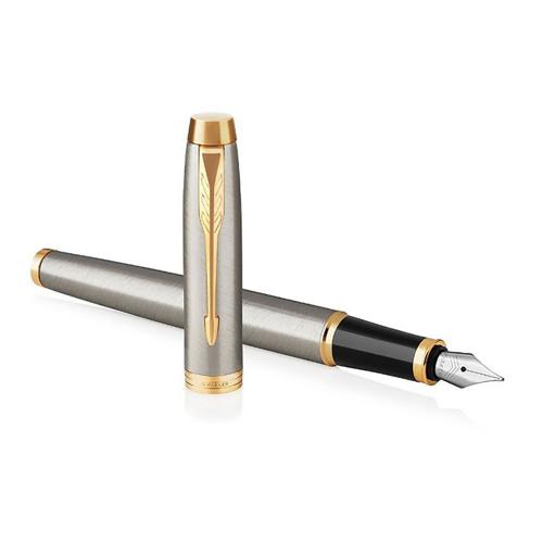 Перьевая ручка Parker IM Metal Brushed Metal GT, перо: F; - купить необычные сувениры в Воронеже