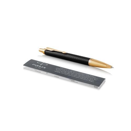 Шариковая ручка Parker IM Premium Black GT, стержень: M, цвет чернил: blue; - купить необычные подарки в Воронеже