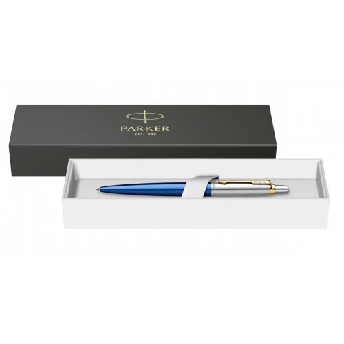 Шариковая ручка Parker Jotter SE 135 Lacquer Blue St.Steel GT, стержень: M, цвет чернил : blue; - купить именные сувениры в Воронеже
