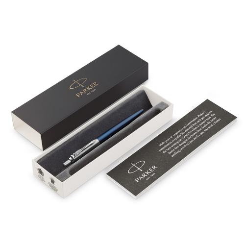 Шариковая ручка Parker Jotter Essential, Royal Blue CT, стержень: M; - купить необычные сувениры в Воронеже