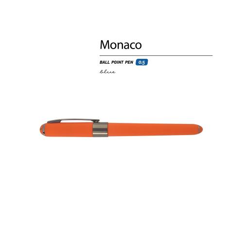 Ручка пластиковая шариковая Monaco, 0,5мм, синие чернила; - купить необычные подарки в Воронеже