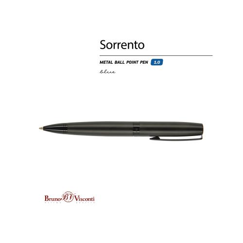 Ручка металлическая шариковая Sorento, 1,0мм, синие чернила; - купить необычные подарки в Воронеже