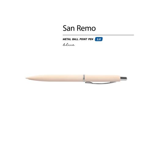 Ручка металлическая шариковая San Remo, софт-тач, 1.0 мм; - купить необычные подарки в Воронеже