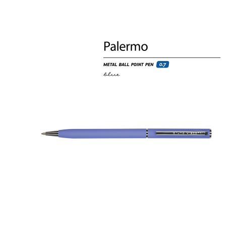 Ручка шариковая автоматическая BrunoVisconti® PALERMO цвет корпуса фиолетовый, soft-touch; - купить необычные подарки в Воронеже