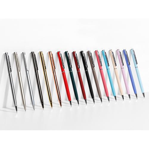 Ручка шариковая автоматическая BrunoVisconti® PALERMO цвет корпуса красный коралловый, soft-touch; - купить именные сувениры в Воронеже