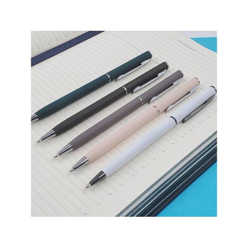 Ручка шариковая автоматическая BrunoVisconti® PALERMO цвет корпуса белый, soft-touch; - купить подарки с логотипом в Воронеже