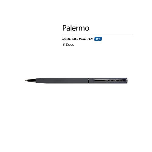 Ручка шариковая автоматическая BrunoVisconti® PALERMO цвет корпуса графитовый, soft-touch; - купить необычные подарки в Воронеже