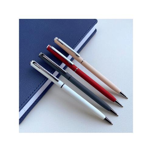 Ручка шариковая автоматическая BrunoVisconti® PALERMO цвет корпуса графитовый, soft-touch; - купить именные сувениры в Воронеже