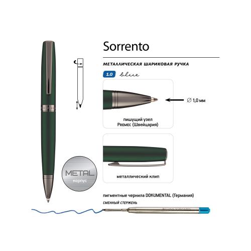 Ручка металлическая шариковая  Sorrento; - купить необычные сувениры в Воронеже