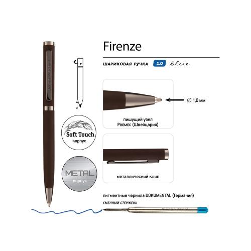 Ручка Firenze шариковая автоматическая софт-тач; - купить необычные подарки в Воронеже