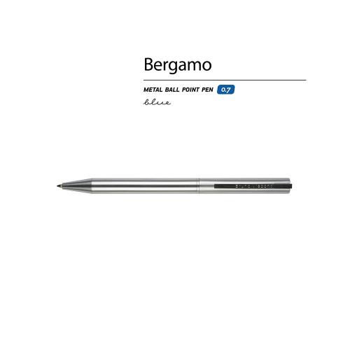 Ручка металлическая шариковая Bergamo; - купить необычные подарки в Воронеже