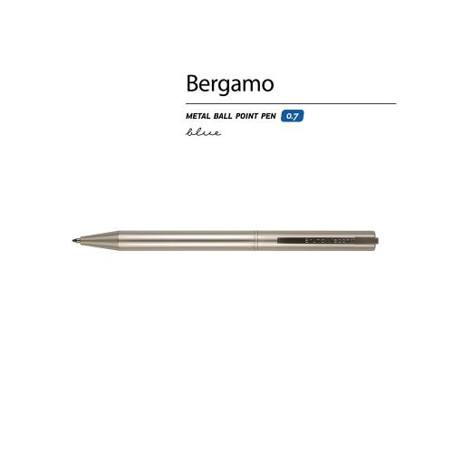 Ручка металлическая шариковая Bergamo; - купить необычные подарки в Воронеже