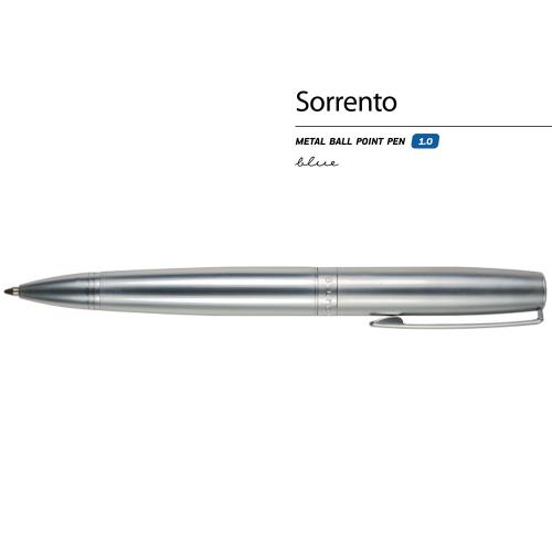 Ручка металлическая шариковая  Sorrento; - купить необычные подарки в Воронеже