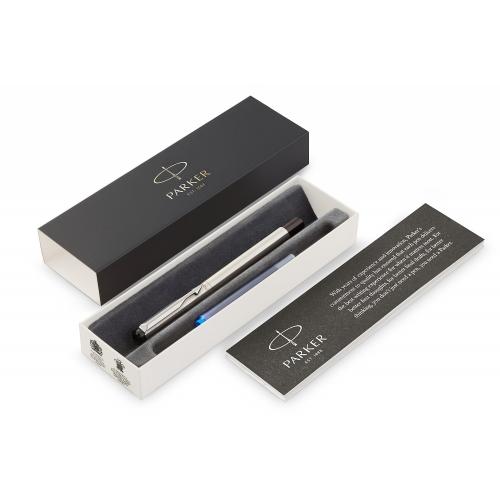 Ручка перьевая Parker Vector Standard Stainless Steel CT; - купить необычные подарки в Воронеже